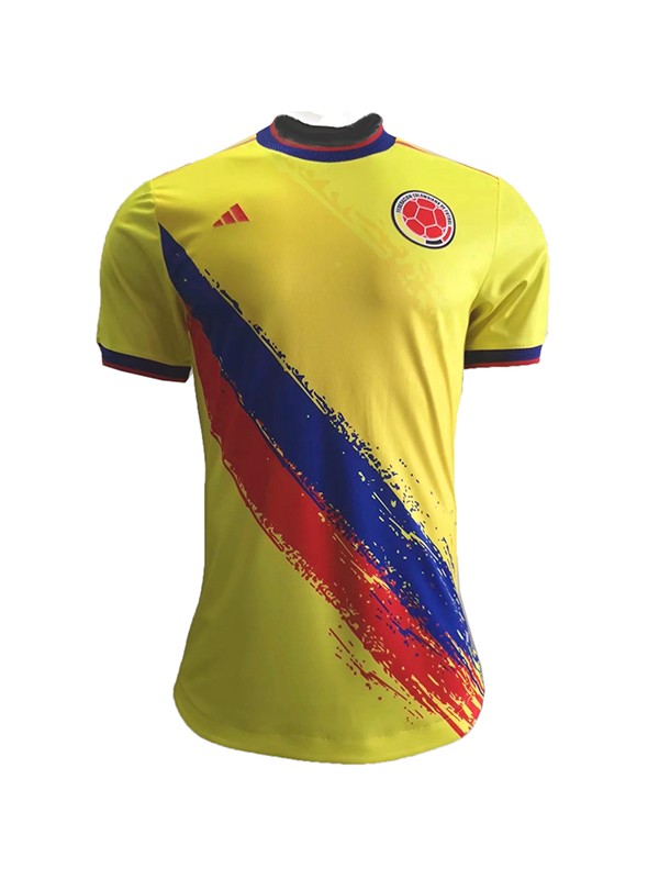 Colombie versione speciale per giocatore maglia da calcio uniforme da calcio da uomo maglia gialla 2022-2023